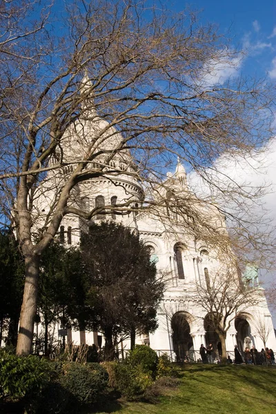 Basilique du Sacré coeur de paris Katedrali — Stok fotoğraf