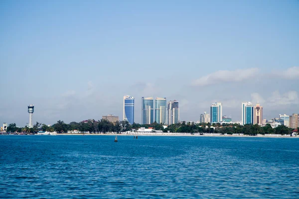 Dar Salaam Vista Barco Balsa — Fotografia de Stock