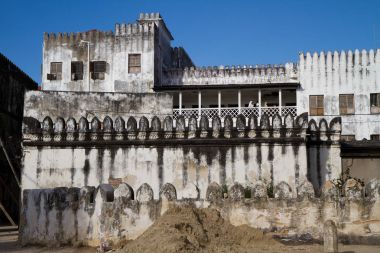 zanzibar taş şehirdeki binaların
