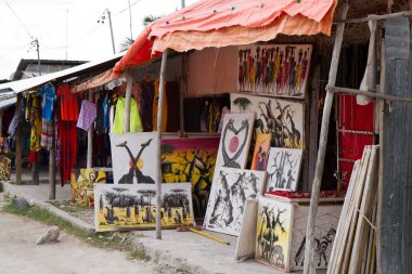 sokak görüntüleri zanzibar insanlar ve yer