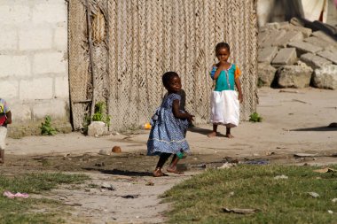 sokak görüntüleri zanzibar insanlar ve yer