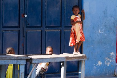 sokak görüntüleri zanzibar insanlar ve yer