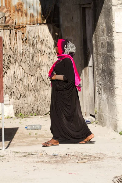 Straat Beelden Van Zanzibar Mensen Plaats — Stockfoto