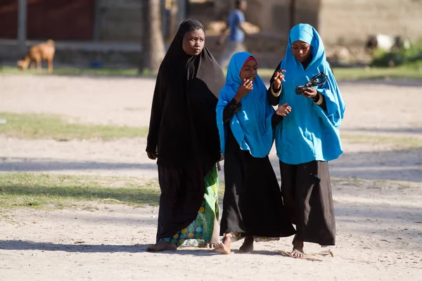 Straat Beelden Van Zanzibar Mensen Plaats — Stockfoto