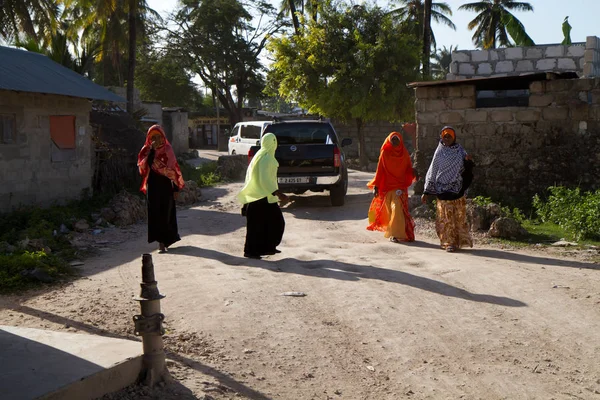 Imagens Rua Das Pessoas Zanzibar Lugar — Fotografia de Stock