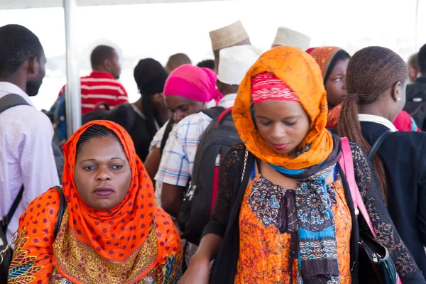 Sokak Görüntüleri Zanzibar Insanlar Yer — Stok fotoğraf