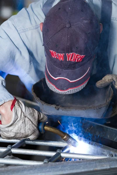 Metalworker Work Workshop — Stock Photo, Image