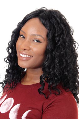 Afrikalı kadın kafa ateş.