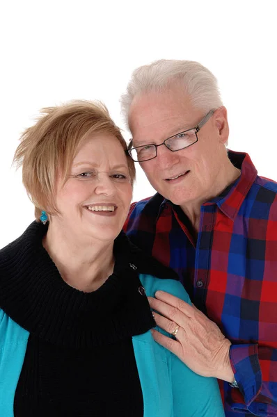 Portrait of lovely senior couple. — Stock Photo, Image