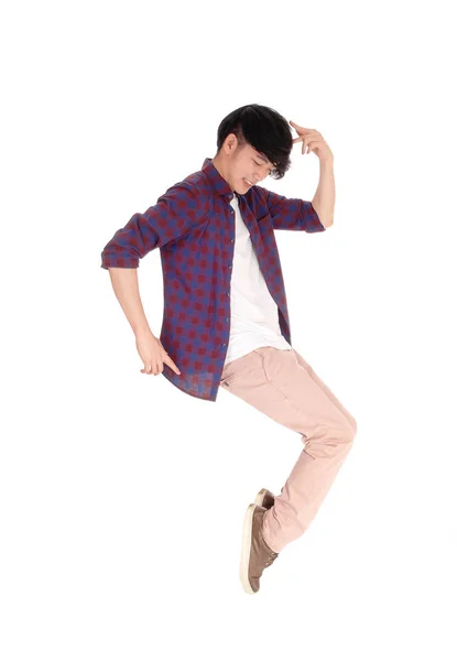 아시아 남자 춤. — 스톡 사진
