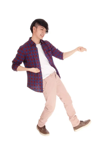 아시아 남자 춤. — 스톡 사진