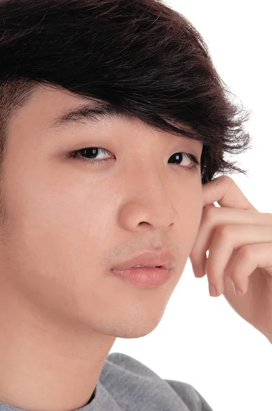 Closeup portrait of Asian man. — Stock Photo, Image