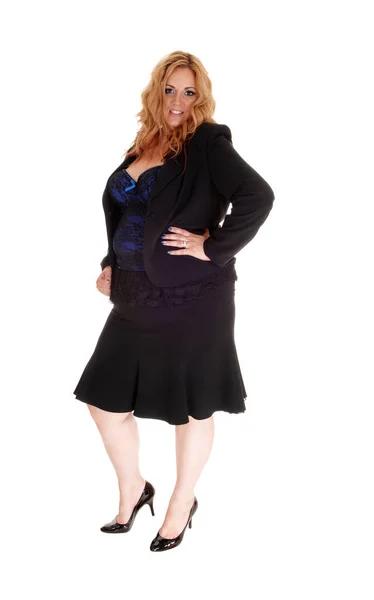 Full length image of plus size woman — Stock Photo, Image