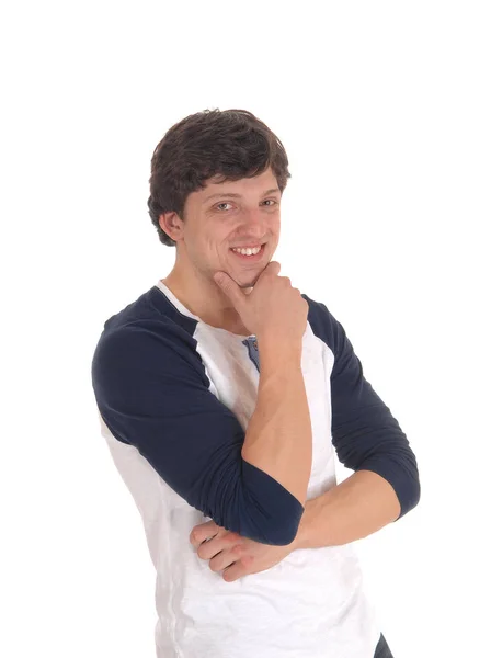 Portrait of a young Caucasian man — Stock Photo, Image