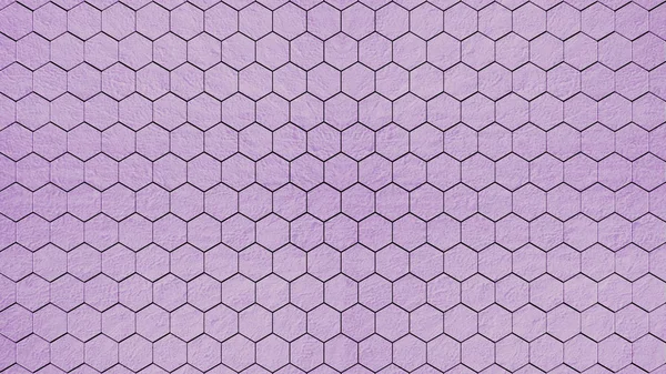 3d rendant motif hexagone coloré avec une belle couleur — Photo
