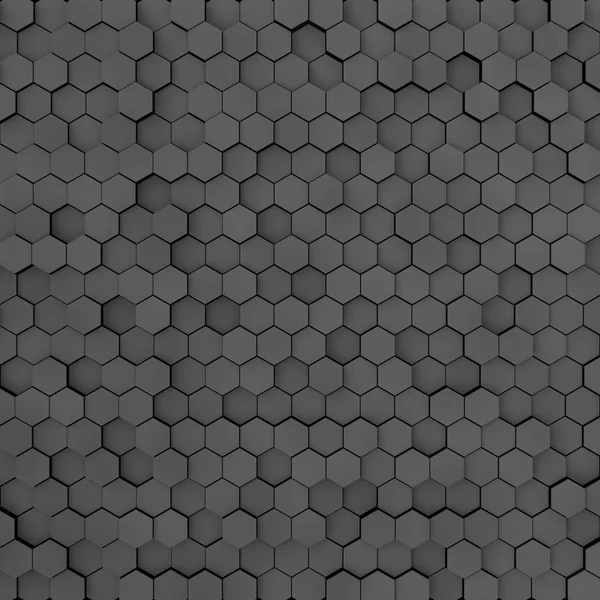 Futuristic Hexagonal Aluminum Tiled Seamless Texture — Stock Photo ...