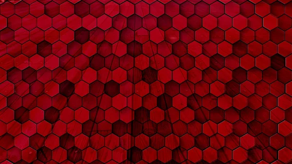 3d rendering colorful hexagon pattern with nice color