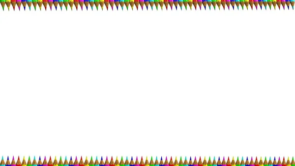 3d representación de plumas de colores con buen color de fondo —  Fotos de Stock