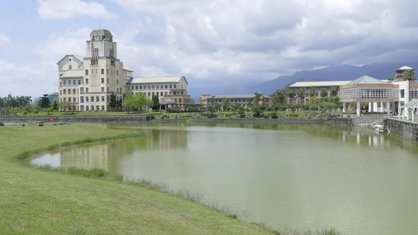 Taiwan's most beautiful university, Taitung Donghua University — Stock Photo, Image