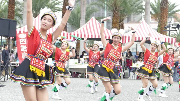 Hualien kültür Park, Hualien Aborijin dans gösterileri, — Stok fotoğraf