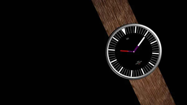3d representación de aspecto agradable fasion reloj con fondo claro —  Fotos de Stock