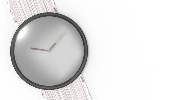 Renderowania 3D ładny wygląd zegarka fasion z jasne tło — Zdjęcie stockowe