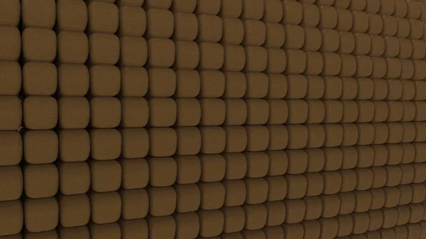 3D-weergave van geometic, naadloze, eenvoudige patroon van kubus vorm — Stockfoto