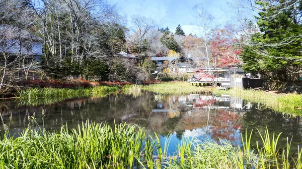 Hermoso karuizawa durante la temporada de otoño, Japón — Foto de Stock