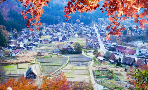 Fall season of Historic Villages of Shirakawa-go and Gokayama, J — Stock Photo, Image