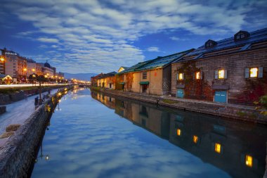 Otaru kanal, Kokkaido Inter içinde Japonya