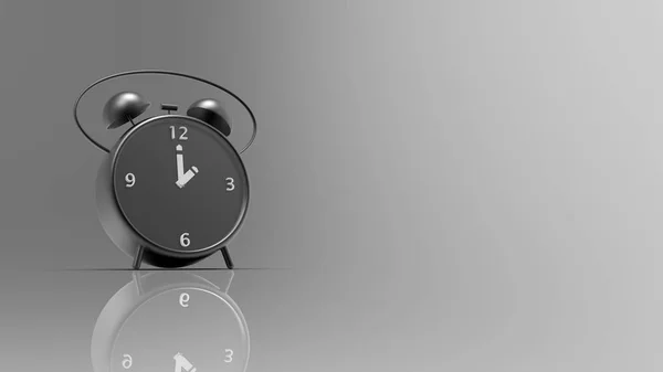 素敵な背景色で目覚まし時計の 3 d レンダリング — ストック写真