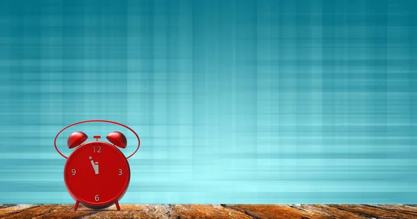 Wecker mit kleinen Minuten bis zwölf Uhr — Stockfoto