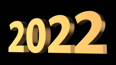 mutlu yeni year.merry Noel siyah backgr ile 3D render