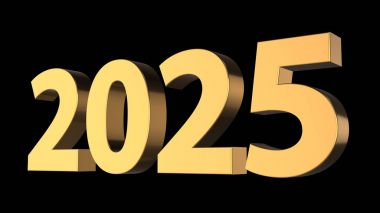 mutlu yeni year.merry Noel siyah backgr ile 3D render