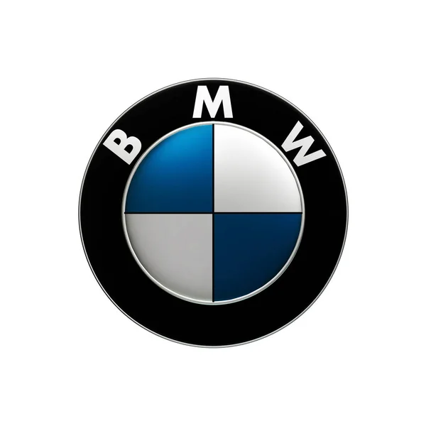 Renderowania 3D Bmw logo, Bmw jest niemiecki producent samochodów — Zdjęcie stockowe