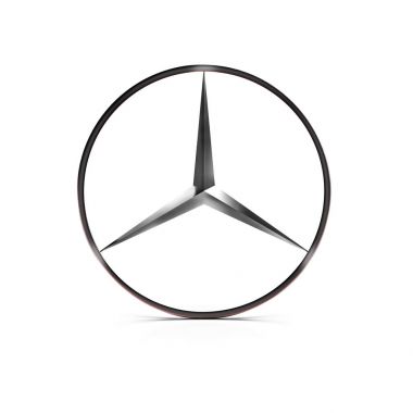 Mercedes-Benz logosu. Mercedes-Benz küresel otomobil Endo olduğunu
