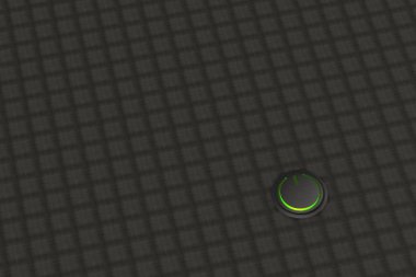 güç düğmesi simgesi güzel arka plan ile 3D render