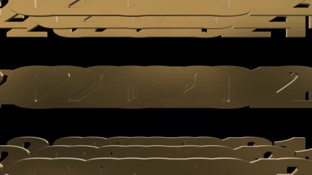 3d rendu de Classy 2021 Happy New Year fond 