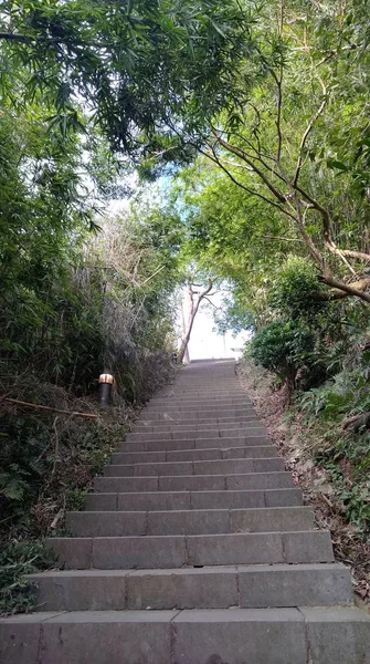 Guanyin Peak Tough Guys Beautiful Mountain and River View, Taiwa — стокове фото