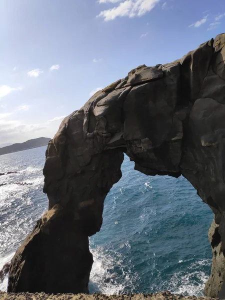 The Elephant Trunk Rock at the coast of Taiwan, Shenao, New Taip — Stock Photo, Image