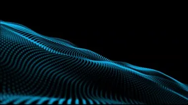 Güzel renkte dalga parçacıklarının 3D görüntülenmesi