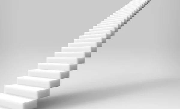 Rendering Stair Upside Isolated — Stock Photo, Image