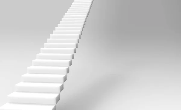 Representación Escalera Revés Aislado — Foto de Stock