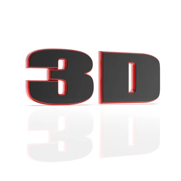 3Dテキストエンターテイメント映画の3Dレンダリング 隔離された — ストック写真