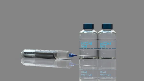 Rendu Concept Médical Vaccination Hypodermique — Photo