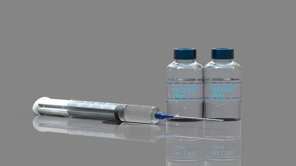 Rendu Concept Médical Vaccination Hypodermique — Photo