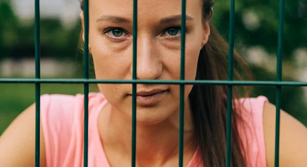 Portrait of real woman — Stock Photo, Image