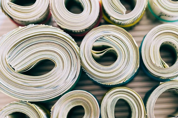 Paper Rolls Dollars Closeup — Stock Photo, Image