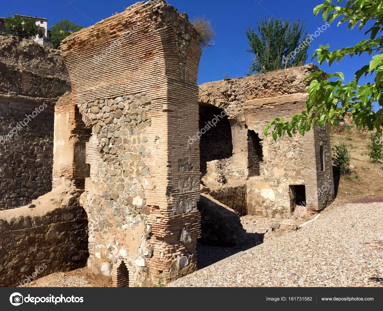 Ancient Roman ruins in Toledo, Spain Stock Photo by ©doctortanya 161731582