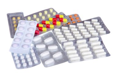 Tabletler ve şuruplar tedavisi için ilaçlar